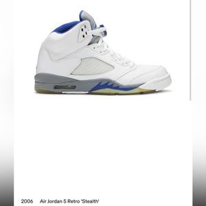 Air Jordan 5 Retro Stealth Greys" sz 5